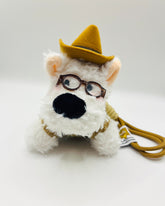 West Highland Terrier Charm with Glasses and Ring Box Hat