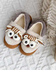 Cozy Funny Big Eye Cartoon Plush Slippers