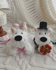 Cute West Highland Terrier Wedding Ornaments