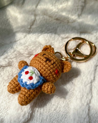 Handcrafted Crochet Bear Keychain