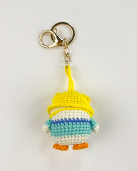 Handmade Crochet Piggy Keychain