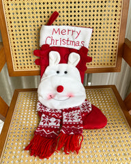 Handmade Crochet Christmas Stocking Ornaments