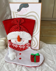 Handmade Unique Knited Christmas Stocking Ornaments