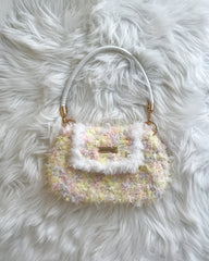 Sweet Handmade Crocheted Macaron Shades Purse