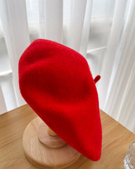 Winter French Style Wool Beret Hat