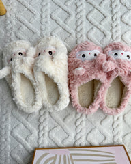 Cute Little Sheep Cartoon Plush Slippers