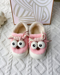 Cozy Funny Big Eye Cartoon Plush Slippers