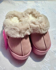 Handmade Women's Thick-Soled Suede Furry Slippers